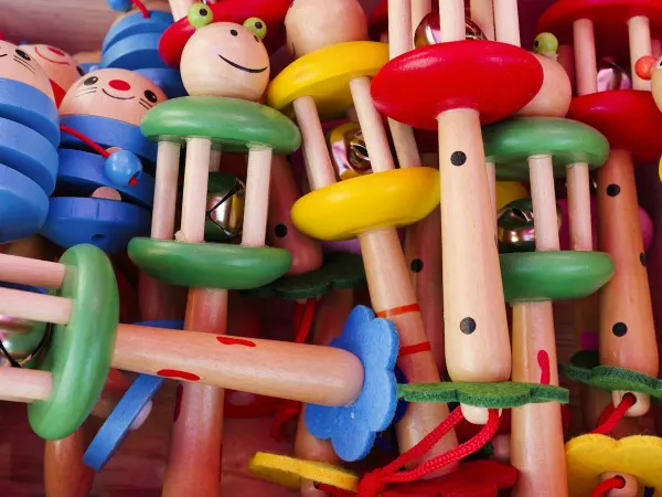 Rattles and activity toys